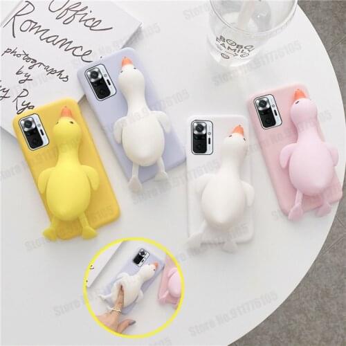 Reliver Stress Soft Silicone Shockproof Case For Redmi Note 10 Pro 5G 10X Note 10 Pro Max 10S K40 K30 Pro 9A 3D Decompress Cover