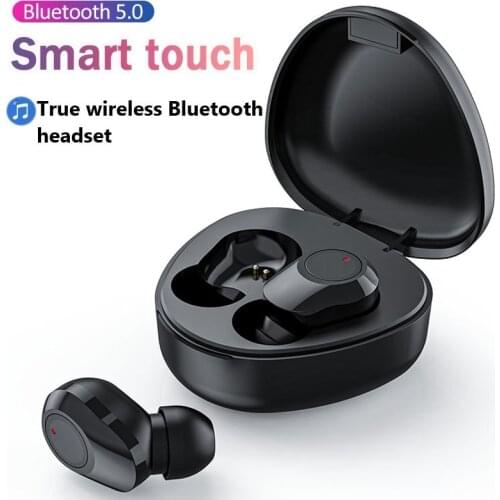 TWS M9 Headphones Smart Digital Display Bluetooth Headset Wireless Mini HIFI Headset 9D Stereo in-Ear Waterproof Sports Earphone