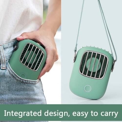 New Neck Fan Usb 5V Cooler Rechargeable Mini Fan Ventilador Outdoor Travel Handheld Portable Silent Small PC Cooling Fans