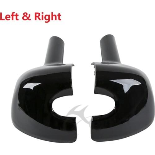 Motorcycle Lower Vented Leg Fairing Caps For Harley Touring Road King Street Electra Glide 1983-2013 2012