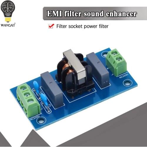 EMI Filter Sound Booster Filter Socket 220V 2A EMI Filter Module Power Board