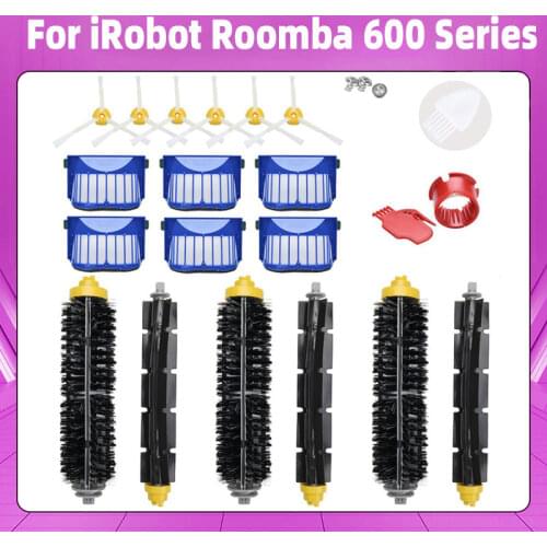 Replacement Accessories Kit for iRobot Roomba Vacuum Cleaner 600 Series 690 680 660 651 650 & 500 Series
