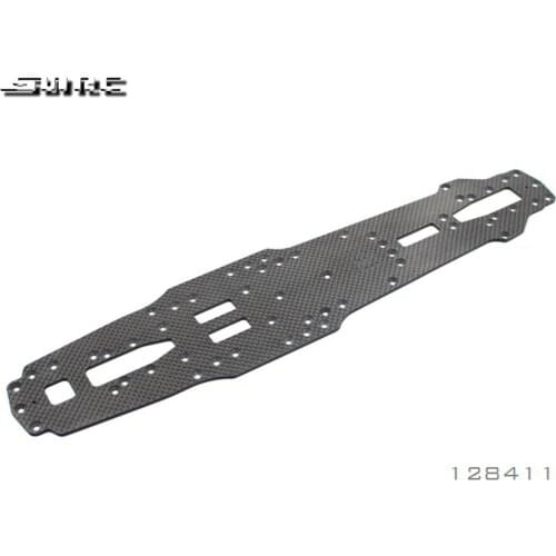 SN-RC 128411 1:10 RCAccessories AFTER FLOODING CHASSIS 2.2MM GRAPHITE(1)