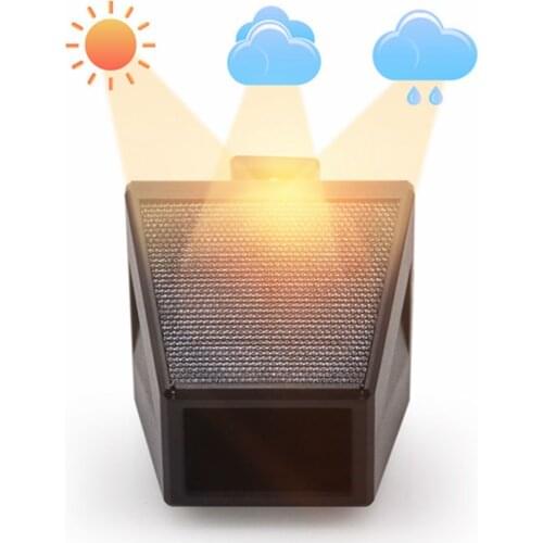 Solar Sound Alert Flash Warning Sound Light Alarm Motion Sensor 129db Decibels Siren Strobe Security Light Alarm System For Farm