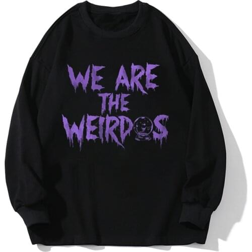 Womens sweatshirt hoodie Oversized gothic streetwear harajuku print dropshipping winter clothes kpop vintage Hip hop aesthetic