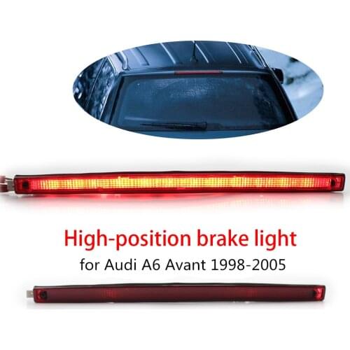 3rd Brake Light Centre Rear Trunk Replacement Red LED Third Stop Brake Light for Audi A6 Avant 1998-2005 Car Accessories
