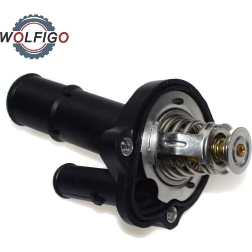 WOLFIGO Cooling System Engine Coolant Thermostat & Housing For Mazda 3 5 MX-5 Miata LF70-15-170 L33615170 514-185 RT1194