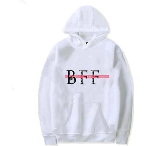 Women Hoodie Cartoons BFF OF Trend Streetwear Anime Long Sleeve Hoodies For Teens Oversized Harajuku Hoody Sweatshirts