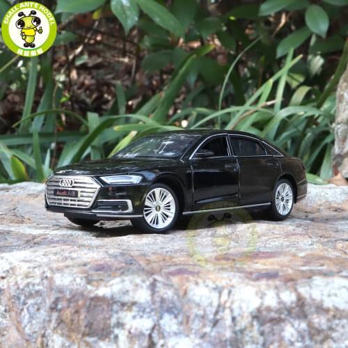 1/32 JKM A8 Sedan Diecast Model CAR Toys for kids Lighting Sound Boys girls Gifts