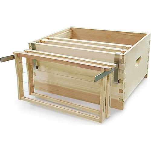 1 pair stainless steel bee honey tools honeycomb frame shelving frame beehive bracket beekeeping tool for beehive tool