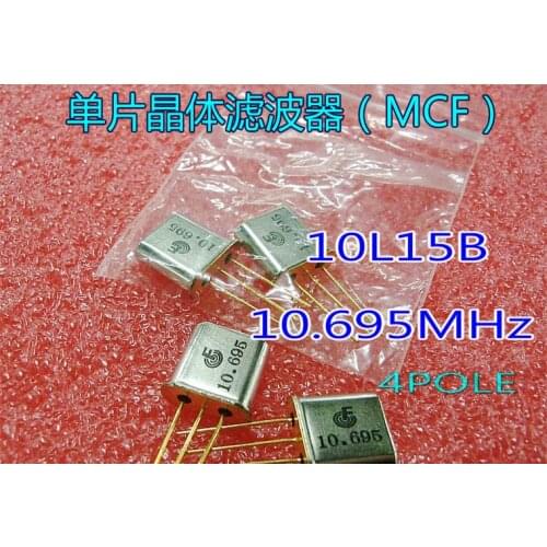 100% New and original 20PCS 10L15B 10.695MHz -+7.5kHz
