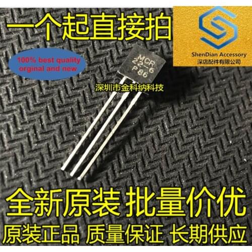 30pcs 100% orignal new MCR22-6 Thyristor Thyristor Inline Transistor Small TO-92 in stock