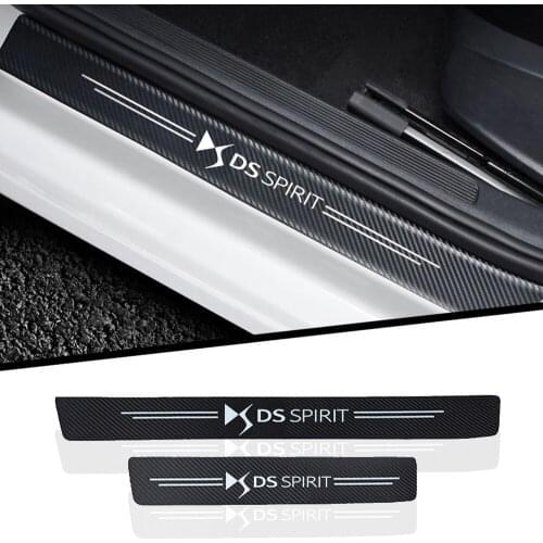 4Pcs Car sticker Interior decoration of the car door For DS SPIRIT DS3 DS4 DS4S DS5 DS 5LS DS6 DS7 Acces Accessories styling