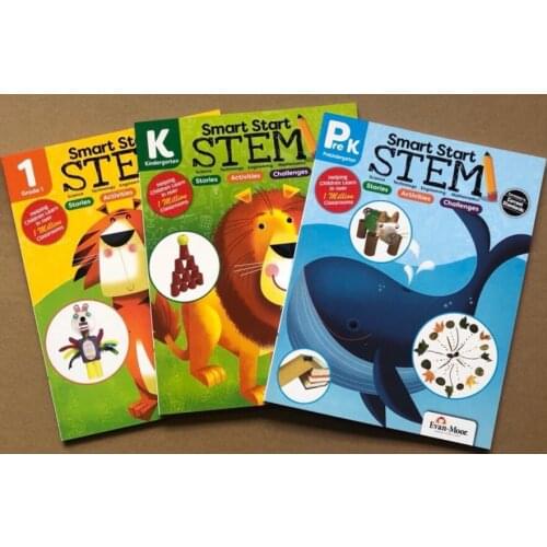 5-12 year Childrens English story book smart start STEM english picture book help child be reader early education book 3pc/set