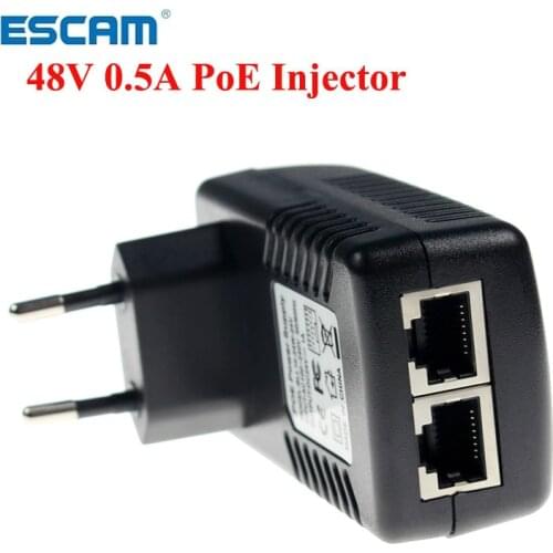 Surveillance CCTV Security POE Wall Plug POE Injector Ethernet Adapter IP Camera Phone PoE Power Supply