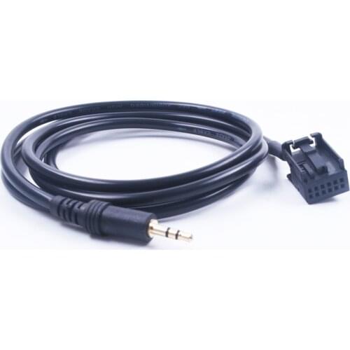 CD 6000 AUX Audio Input Adapter Connection Cable Tool For Ford Focus Mondeo Fusion Car 3.5mm Jack