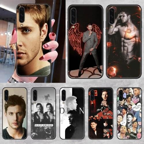 Supernatural Jensen Ackles Phone case For Samsung Galaxy A 3 5 7 8 10 20 21 30 40 50 51 70 71 E S 2016 2018 4G black soft cover