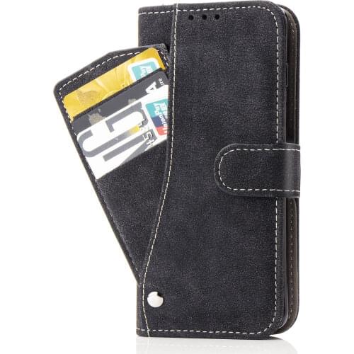 For Samsung Galaxy 10E case Frosted Flip Case Credit Card Wallet bracket function for Samsung Galaxy S10 Plus
