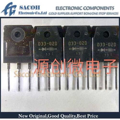 Free Shipping 10Pcs ESAD33-02D D33-02D D33-02N D33-02C D33-02CS TO-3P 15A 200V Fast Recovery Diode