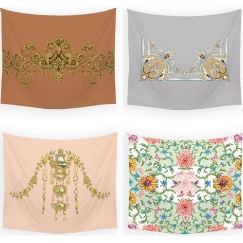 European pattern flowers tapestry wall farmhouse decor tapestry anime wall tapestry forest world map tapestry anime tapestry