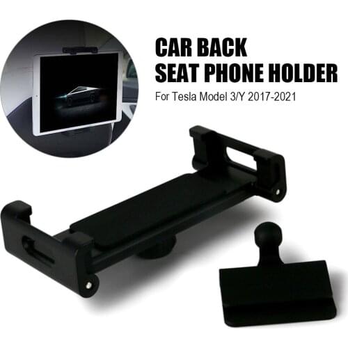 Flexible 360 Degree Rotating Car Rear Seat Phone Bracket For IPad Seat Mounting Phone Holder For Tesla Model 3 Y 2017-2021