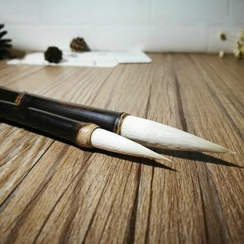 Exquisite Multiple Hairs Chinese Calligraphy Brushes Meticulous Painting Writing Brush Large Middle Regular Script Writing Brush
