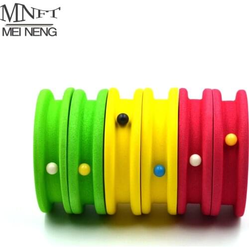 MNFT 10Pcs Carp Fishing Rig Thread Circular Winding Plates 64mm Fishing Foam Line Spools Winding Foam Spooler Plate Board