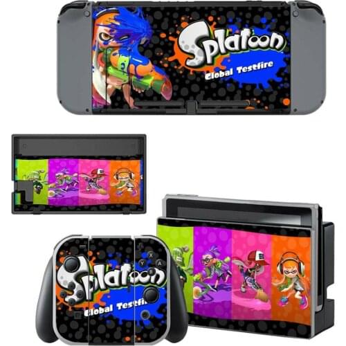Splatoon 2 Nintendoswitch Skin Nintend Switch Stickers for Nintendo Switch Console Joy-con Controller Dock Skins Stickers