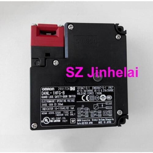 OMRON D4NL-1HFG-B Authentic original GUARD LOCK SAFETY-DOOR SWITCH