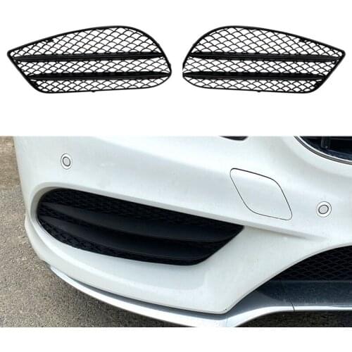 Car Front Fog Light Grille Cover Trim for Mercedes-Benz E-Class E Coupe AMG C207 A207 2013-2016 Fog Lamp Grill