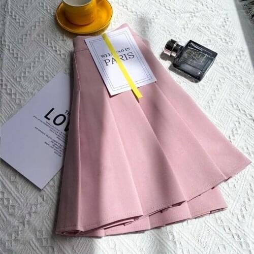Girl Pleated Skirt With Inner Shorts High Waist Skort Short Dresses Uniform Fashion For School Student Team Sport Badminton Yoga