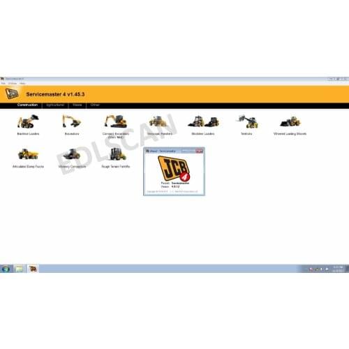 EDLSCAN ServiceMaster 4 V1.45.3 software for JCB electronic service tool construction equipment diagnostic scanner