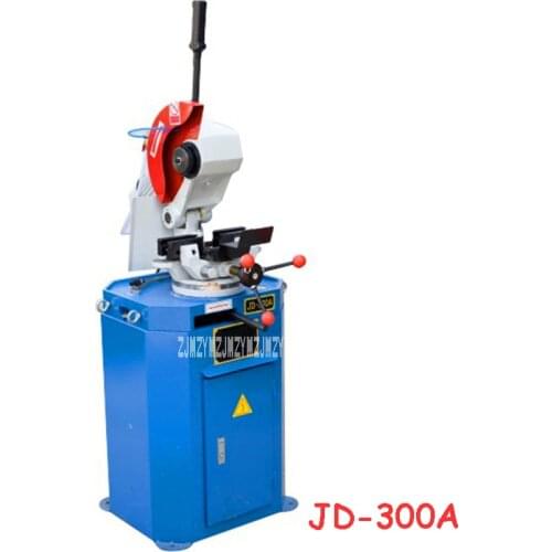JD-300A Manual Pipe Cutting Machine Desktop Tube Cutter Metal Circular Saw Pipe Cutting Machine 3-phase 380V 1.3KW/1.8KW 75*75m