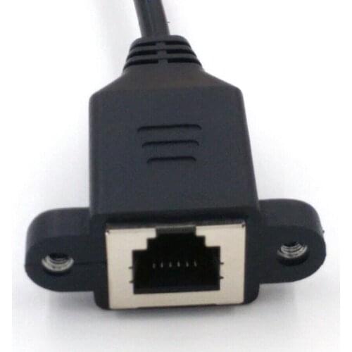 RJ12 6p6c telephone extension cable ,1:1 6P6C male to female cable with shield brand factory product