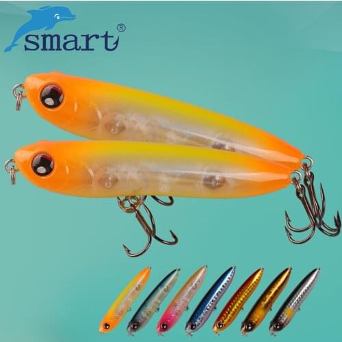 SMART Floating Pencil Bait 70mm8.4g Hard Fishing Lure VMC Hook Isca Artificials Pesca Vissen Leurre Souple Peche Fishing Tackle