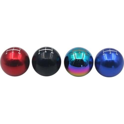 Universal Car Aluminum Alloy Gear Shift Knob Gearshift Shifter Stick Lever Headball MT