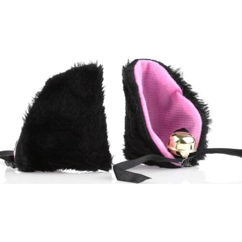 1/2pc HOT New Sweet Funny 6 Colors Bell Cat Ears Hair Clip Cosplay Anime Costume Halloween Birthday Party Hair Accessories