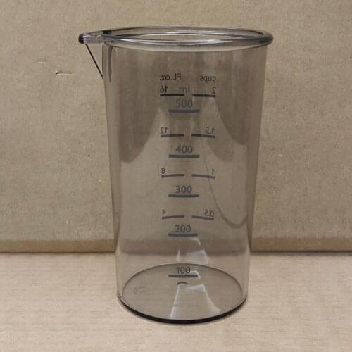 For Philips Blender Parts HR1643 HR1673 HR1674 HR1672 Juicer Mixer Measuring cup 500ml Accessories