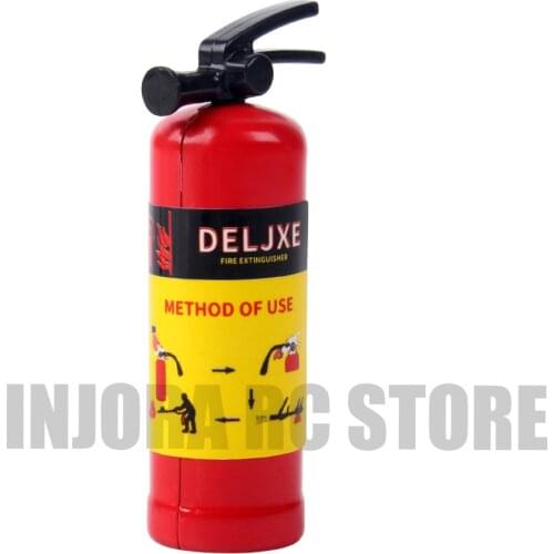 1Pcs Plastic RC Crawler Fire Extinguisher with Sticker for 1/10 RC Car Axial SCX10 90046 Traxxas TRX-4 TAMIYA CC01 D90 D110