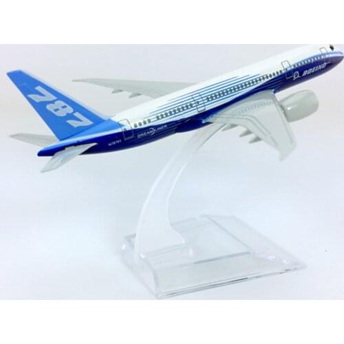 14CM Static Aircraft Model 1:400 airbus Boeing B787-800 Prototype airlines Static with base metal airplane collectible PlaneToys