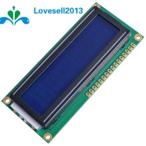 2PCS 1602 16x2 Character LCD Display Module HD44780 Controller Blue Blacklight