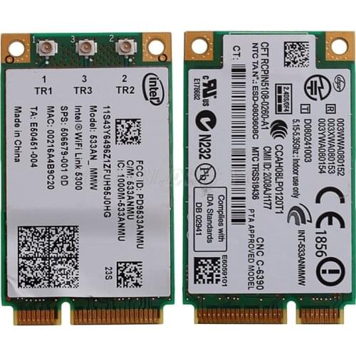 2018 Intel 533AN_MMW WIFI 5300 card For Lenovo ThinkPad X200 X301 T400 W500 Hot Sale Drop Shipping
