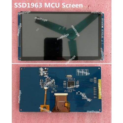 7.0 inch 34P TFT LCD Capacitive Touch Screen Module AT070TN92 SSD1963 IC FT5206 Touch IC 800*480
