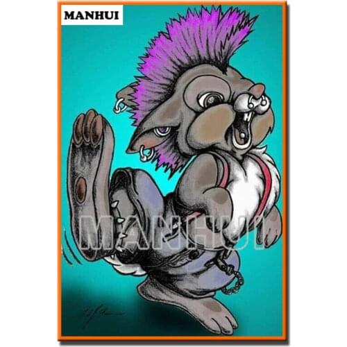 New diy Diamond Painting Cartoon Animal Cross Stitch Diamonds Embroidery Full Square/Round Mosaic Home Decoration MH589