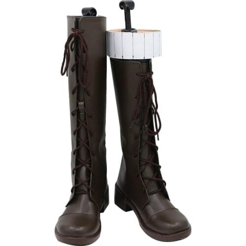 Anime halloween dentity V new survivor painter cosplay leather boots