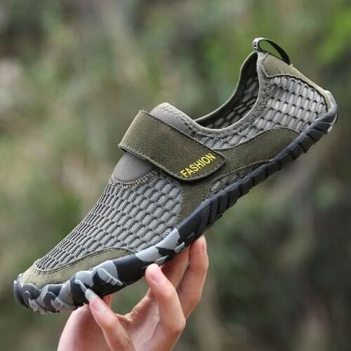 Big Swimming Shoes Men Sneakers Summer Barefoot Sea Beach Surfing Water Sports Aqua Shoes Wading Slippers Zapatillas De Natacion