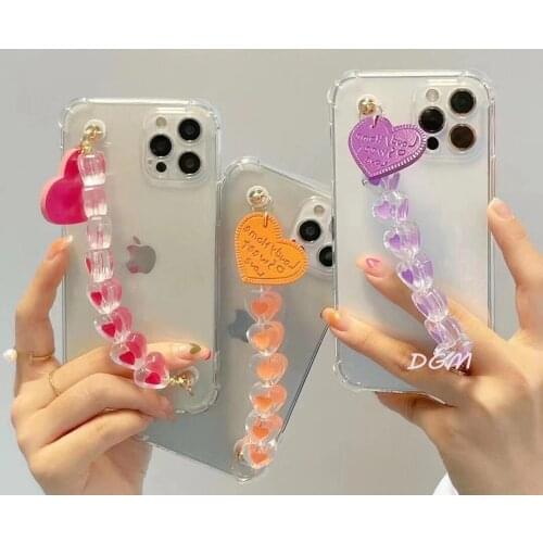 Bracelet Chain Case for Oppo RX17 Neo R17 Pro R15 R9 R9S R11 R11S Plus F1 F3 A3S A5S Crystal Soft Silione Cover Shell Fundas