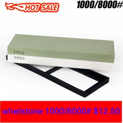1000/8000#double side polish kitchen knife amolar sharpening pedra tool stone honing Grindstone Whetstone sharpener