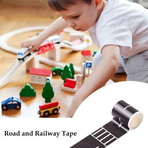 Puzzle DIY Handmade Tape Road/track Scene Can Be Matched With Car Sticker Tape