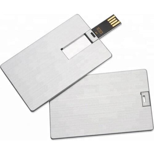Customized metal credit card usb flash drive DIY Logo Business &holiday gift usb flash drive 2G 4G 8G 16G 32gb hot selling